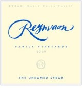 瑞望“未名”西拉干紅葡萄酒(Reynvaan The Unnamed Syrah, Walla Walla Valley, USA)