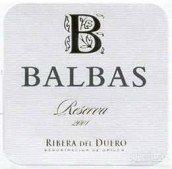 巴爾巴斯酒莊珍藏干紅葡萄酒(Bodegas Balbas Reserva, Ribera del Duero, Spain)