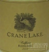 仙鶴湖雷司令干白葡萄酒(Crane Lake Riesling, California, USA)