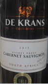 懸崖酒莊赤霞珠紅葡萄酒(De Krans Cabernet Sauvignon, Calitzdorp, South Africa)