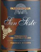 法茲·巴塔里亞酒莊圣西斯托經典珍藏維蒂奇諾白葡萄酒(Fazi Battaglia Verdicchio dei Castelli di Jesi Classico Riserva San Sisto DOCG, Marche, Italy)