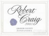 克雷格阿馬多爾仙粉黛干紅葡萄酒(Robert Craig Amador County Zinfandel, Sierra Foothills, USA)