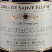 路易·圣邦尼酒莊（伯恩丘村）紅葡萄酒(Louis de Saint Bonnet Cote de Beaune-Villages, Burgundy, France)