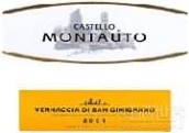 卡斯特羅·蒙鐸多酒莊維奈西卡白葡萄酒(Castello Montauto Vernaccia di San Gimignano DOCG, Tuscany, Italy)