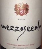 梅克酒莊半世紀(jì)珍藏紅梗瑞弗斯科達(dá)紅葡萄酒(Merk Mezzosecolo Refosco dal Peduncolo Rosso Riserva Friuli Aquileia, Friuli-Venezia Giulia, Italy)