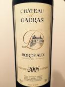 哥德拉斯紅葡萄酒(Chateau de Gadras, Bordeaux, France)