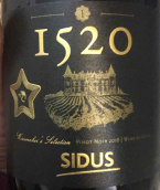 星得斯1520黑皮諾紅葡萄酒(Sidus 1520 Pinot Noir, Central Valley, Chile)
