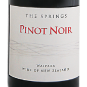 溫泉黑皮諾干紅葡萄酒(The Spring Pinot Noir, Waipara, New Zealand)