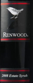 紅杉酒莊西拉干紅葡萄酒(Renwood Syrah, Amador County, USA)