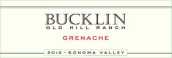 巴克林歌海娜干紅葡萄酒(Bucklin Old Hill Ranch Grenache, Sonoma County, USA)