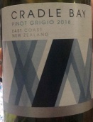 搖籃灣灰皮諾白葡萄酒(Cradle Bay Pinot Grigio, Hawke's Bay, New Zealand)