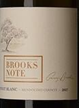 布魯克斯音符白皮諾白葡萄酒(Brooks Note Winery Pinot Blanc, Mendocino County, USA)