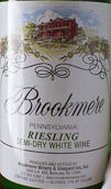 布魯克米爾酒莊雷司令白葡萄酒(Brookmere Winery Riesling, Pennsylvania, USA)