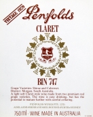 奔富Bin 747混釀紅葡萄酒(Penfolds Bin 747 Dry Red, South Australia, Australia)