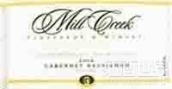 米爾溪珍藏赤霞珠干紅葡萄酒(Mill Creek Vineyards & Winery Reserve Cabernet Sauvignon, Sonoma County, USA)