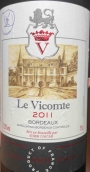 威康特酒庄精选珍藏红葡萄酒(Le Vicomte Reserve Selection, Bordeaux, France)
