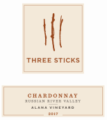 特雷史提阿拉娜園霞多麗白葡萄酒(Three Sticks Alana Vineyard Chardonnay, Russian River Valley, USA)