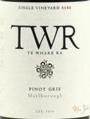 太阳屋酒庄灰皮诺白葡萄酒(Te Whare Ra Pinot Gris, Marlborough, New Zealand)