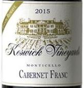 凱西克酒莊莊園品麗珠干紅葡萄酒(Keswick Vineyards Estate Reserve Cabernet Franc, Monticello, USA)