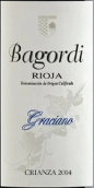 百佳得酒莊格拉西亞諾陳釀紅葡萄酒(Bagordi Graciano Crianza, Rioja DOCa, Spain)