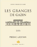 嘉仙米蕭特拉斯格朗德嘉仙干紅葡萄酒(Chateau Gazin-Michotte Les Granges de Gazin, Pessac Leognan, France)