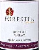 森木酒莊生活方式設(shè)拉子紅葡萄酒(Forester Estate Lifestyle Shiraz, Margaret River, Australia)