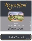 羅森布拉姆羅茲園小西拉干紅葡萄酒(Rosenblum Cellars Rhodes Vineyard Petite Sirah, Redwood Valley, USA)