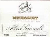 艾伯特·格里沃酒莊默爾索村白葡萄酒(Domaine Albert Grivault Meursault, Cote de Beaune, France)