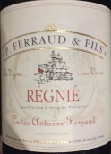 P.費羅父子酒莊安東尼特釀紅葡萄酒(P. Ferraud & Fils Cuvee Antoine Ferraud, Regnie, France)