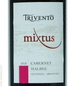 風(fēng)之語赤霞珠-馬爾貝克干紅葡萄酒(Trivento Mixtus Cabernet - Malbec, Mendoza, Argentina)