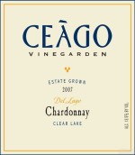 西阿乔拉戈霞多丽干白葡萄酒(Ceago Vinegarden Del Lago Chardonnay, Clear Lake, USA)