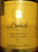 百祺酒莊喬之選灰皮諾白葡萄酒(Babich Joe's Selection Pinot Gris, Marlborough, New Zealand)