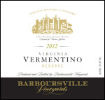 巴伯斯維爾珍藏維蒙蒂諾干白葡萄酒(Barboursville Vineyards Reserve Vermentino, Virginia, USA)