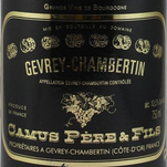 卡穆父子酒莊紅葡萄酒(Domaine Camus Pere & Fils, Gevrey-Chambertin, France)