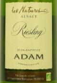 J.B.亞當自然雷司令干白葡萄酒(Jean-Baptiste Adam Les Natures Riesling, Alsace, France)