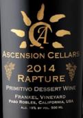 上升酒莊狂喜普里米蒂沃甜紅葡萄酒(Ascension Cellars Rapture Primitivo Dessert Wine, Paso Robles, USA)