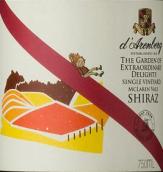 黛倫堡酒莊世外萄園設(shè)拉子紅葡萄酒(d'Arenberg The Garden Of Extraordinary Delights Single Vineyard Shiraz, McLaren Vale, Australia)