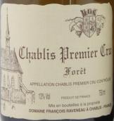 拉維利奧酒莊弗雷特（夏布利一級園）白葡萄酒(Domaine Francois Raveneau Foret, Chablis Premier Cru, France)