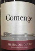 科蒙酒莊干紅葡萄酒(Bodegas Comenge, Ribera del Duero, Spain)