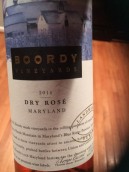 珀蒂里程碑系列干型桃紅葡萄酒(Boordy Vineyards Landmark Series Dry Rose , Maryland, USA)