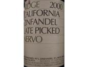 山脊內(nèi)爾沃仙粉黛遲摘紅葡萄酒(Ridge Zinfandel Late Picked Nervo, Sonoma County, USA)