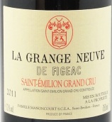 飛卓酒莊副牌紅葡萄酒(La Grange Neuve de Figeac, Saint-Emilion, France)