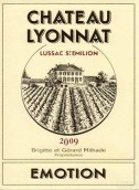 莉约娜酒庄意莫森红葡萄酒(Chateau Lyonnat Emotion, Lussac-Saint-Emilion, France)