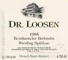 露森班卡斯特勒-巴斯圖園雷司令遲摘白葡萄酒(Dr. Loosen Bernkasteler Badstube Riesling Spatlese, Mosel, Germany)