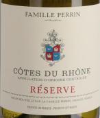 佩蘭家族酒莊珍藏白葡萄酒(Famille Perrin Reserve Blanc, Cotes du Rhone, France)