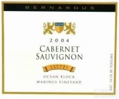 伯納德斯酒莊馬里努斯園赤霞珠紅葡萄酒(Bernardus Marinus Vineyard Cabernet Sauvignon, Carmel Valley, USA)