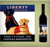 莫里賽特自由狗干紅葡萄酒(Chateau Morrisette Liberty Service Dog Red, Virginia, USA)