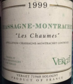 維爾戈酒莊香牡（夏山-蒙哈榭一級(jí)園）白葡萄酒(Verget Les Chaumees, Chassagne-Montrachet 1er Cru, France)