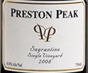 普雷斯頓峰薩格蘭蒂諾干紅葡萄酒(Preston Peak Sagrantino, Toowoomba, Australia)