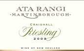 新天地酒莊克雷格雷司令白葡萄酒(Ata Rangi Craighall Riesling, Martinborough, New Zealand)